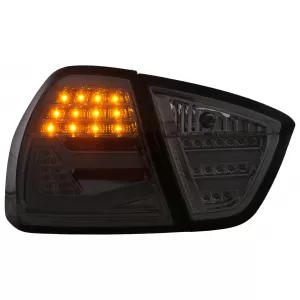 Stopuri LED compatibil cu BMW Seria 3 E90 Sedan (03.2005-08.2008) Fumuriu-image-6113226