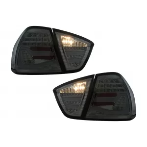 Stopuri LED compatibil cu BMW Seria 3 E90 Sedan (03.2005-08.2008) Fumuriu-image-6113228