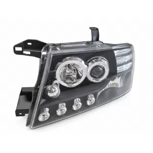 Angel Eyes Headlights suitable for Mitsubishi Pajero V60 (2000-2006) Black-image-6350615