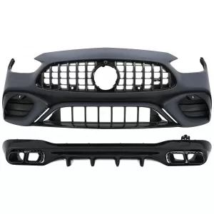 image-10-Kit Carrozzeria per Mercedes Classe C W206 S206 Sport Line 2021+ Griglia Paraurti C63 Look