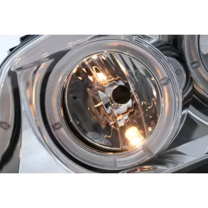 Faruri Angel Eyes compatibil cu BMW Seria 1 E81 E82 E87 E88 (2004-2011) Crom-image-6111973