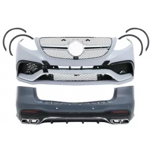 image-56-Kit Carrozzeria per Mercedes GLE SUV W166 2015-2019 Paraurti Passaruota Punte Scarico