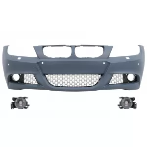 image-18-Front Bumper suitable for BMW 3 Series E90 Sedan E91 Touring LCI (2008-2011) M-Technik Design with PDC