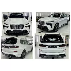 Aero Body Kit BMW X7 G07 LCI M-Tech (2023-) Black Knight Design Piano Black-image-6126731