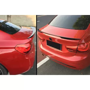 Kofferraumdeckel Spoiler Flügel Heckklappenspoiler für BMW 1er F52 2017–2023 Schwarz Glänzend-image-6114294