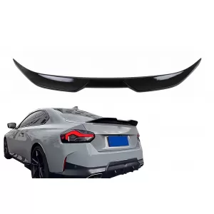 image-12-Trunk Boot Lid Spoiler Wing suitable for BMW 2 Series G42 Coupe (2022-up) Shiny Black