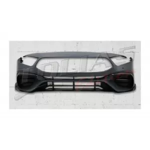image-37-Front Bumper suitable for Mercedes A-Class W177 Hatchback / V177 Sedan (2018-2022) A45 Design