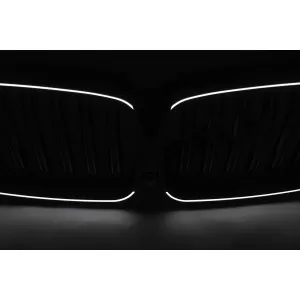 LED Kühlergrill Gitter Nieren Nierengitter für BMW X5 G05 2018–2022 Doppelstreifen Glänzend Schwarz-image-6277396