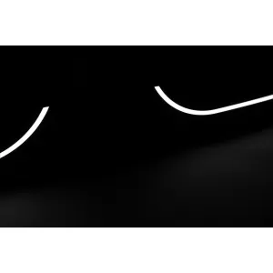 LED Kühlergrill Gitter Nieren Nierengitter für BMW X5 G05 2018–2022 Doppelstreifen Glänzend Schwarz-image-6277398