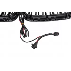 LED Kühlergrill Gitter Nieren Nierengitter für BMW X5 G05 2018–2022 Doppelstreifen Glänzend Schwarz-image-6277405