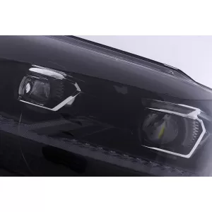 Full LED TFL Scheinwerfer für VW Transporter Caravelle Multivan T5 MOPF 10-15 Schwarz-image-6114487