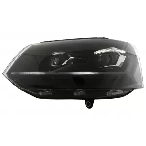 Full LED TFL Scheinwerfer für VW Transporter Caravelle Multivan T5 MOPF 10-15 Schwarz-image-6114497