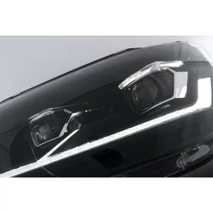 Full LED TFL Scheinwerfer für VW Transporter Caravelle Multivan T5 MOPF 10-15 Schwarz-image-6114499