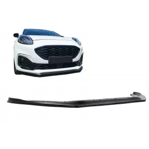 image-16-Front Bumper Lip Extension Spoiler suitable for Ford Puma (2019-Up) only for ST Piano Black