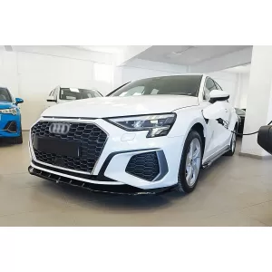 Side Skirts Extensions suitable for Audi A3 8Y S-Line S3 (2020-) Sedan Sportback RS3 Design