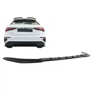 image-19-Rear Bumper Extension Splitter suitable for Audi A3 8Y S-Line (2020-2024) Sportback Black