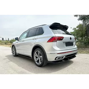 Side Skirts Extensions suitable for VW Tiguan II Mk2 R/ R Line Facelift (2020-2024) Black