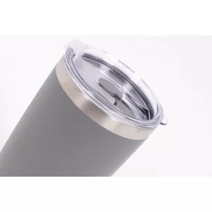 Cana Termoizolanta Otel Inoxidabil SS304 cu Capac Perete Dublu 590ml Gri-image-6117311