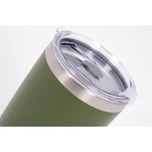 Cana Termoizolanta Otel Inoxidabil SS304 cu Capac Perete Dublu 590ml Verde-image-6117316
