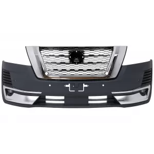 BodyKit für Nissan Patrol Y62 2015–2019 Umbau auf 2020 Design Stoßstange Motorhaube-image-6114089