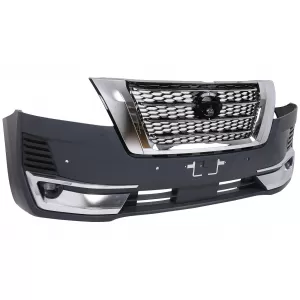 BodyKit für Nissan Patrol Y62 2015–2019 Umbau auf 2020 Design Stoßstange Motorhaube-image-6114091