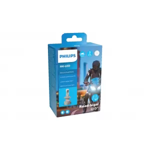 Philips Bec LED H4 12V 18W Ultinon Pro6000 5800K 1 piesa Moto + EcoPro10-image-6114608