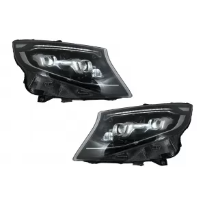 Kit Exterior Complet compatibil cu Mercedes V-Class W447 (2014-2023) Conversie la 2024 Design-image-6126927