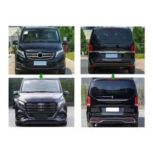 Kit Exterior Complet compatibil cu Mercedes V-Class W447 (2014-2023) Conversie la 2024 Design-image-6126950