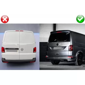 Bodykit für VW Transporter T6.1 19–23 Sportline Look nur für eintürige Fahrzeuge-image-6337843