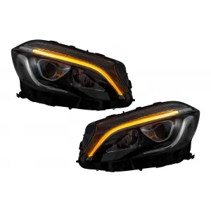 Full LED Headlights suitable for Mercedes A-Class W176 (2012-2018) only for XENON