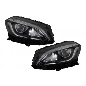 Full LED Headlights suitable for Mercedes A-Class W176 (2012-2018) only for XENON