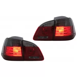 Stopuri LED compatibil cu BMW Seria 5 E61 Touring (2004-03.2007) Rosu Fumuriu-image-6114774