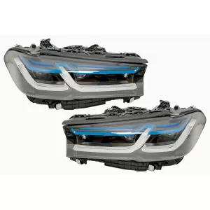 Kit de Carrocería para Paragolpes BMW Serie 5 G30 17-19 Luces Rejilla M5 LCI Diseño 2020-image-6114428