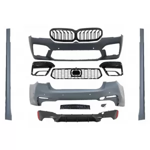Kit de Carrocería para Paragolpes BMW Serie 5 G30 17-19 Luces Rejilla M5 LCI Diseño 2020-image-6114435