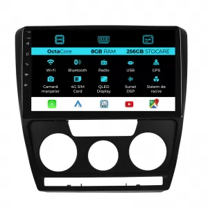 image-12-Navigation for Skoda Octavia 2 (2004 - 2013), 10 Inch, 8Gb Ram, 256Gb Storage, Carplay