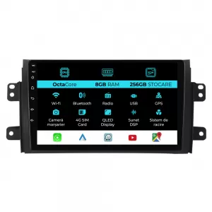 image-36-Navigation for Suzuki SX4, 2006-2012, 9 Inch 8Gb RAM, 256Gb Storage, Carplay