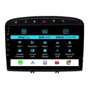 image-44-Navigation for Peugeot 308 408 (2008-2013), 9Inch, 8Gb Ram, 256Gb Storage, Carplay