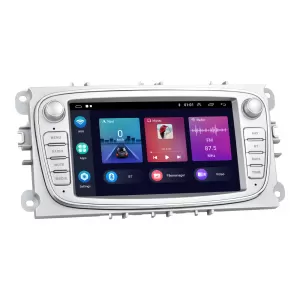 image-70-Navigation for Ford Focus, Mondeo, C-Max, Kuga, 7inch, 2Gb Ram, 64Gb storage, Carplay, Silver