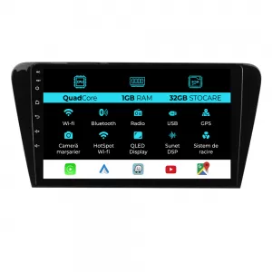 image-10-Navigation for Skoda Octavia 3, (2013 - 2018), 10 Inch, 1Gb Ram, 32Gb storage, Carplay