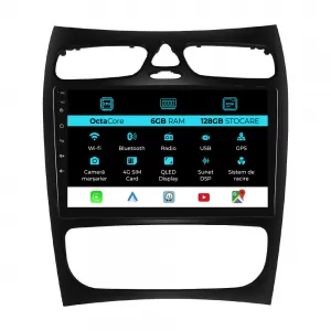image-79-Navigation for Mercedes C-Class W203, CLK W209 (2000 - 2005), 9 Inch, 6Gb Ram, 128Gb Storage, Carplay