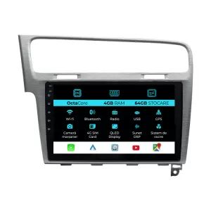 image-12-Navigation for Android Dedicated Volkswagen Golf 7 (2013-2020), 10 Inch, 4Gb Ram, 64Gb Storage, Carplay