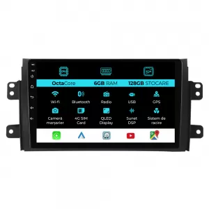image-0-Navigation for Suzuki, SX4 (2006-2012), 9 Inch 6Gb Ram, 128Gb Storage, Carplay