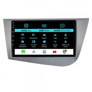 image-55-Navigation for Seat Leon Mk2 (2005-2012), 9Inch, 4Gb Ram, 64Gb Storage, Carplay