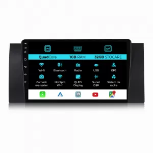 image-75-Navigation for BMW Series 5 E39, X5 E53 (1995-2003), 9 Inch, 1Gb RAM, 32Gb Storage, Carplay