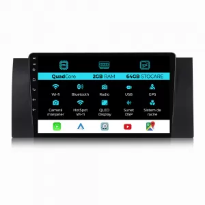 image-76-Navigation for BMW Series 5 E39, X5 E53 (1995-2003), 9 Inch, 2GB RAM, 64GB Storage, Carplay