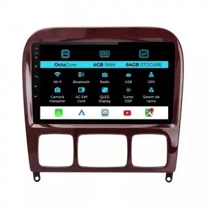 image-74-Navigation for Mercedes S-Class W220 (1998-2005), 9Inch, 4Gb Ram, 64Gb Storage, Carplay