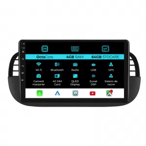 image-37-Navigation for Fiat 500, (2007 - 2015), 9Inch, 4Gb Ram, 64Gb Storage, Carplay