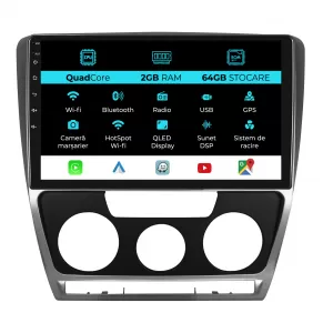 image-57-Navigation for Skoda Octavia 2 (2004 - 2013), 10 Inch, 2GB RAM, 64GB Storage, Carplay
