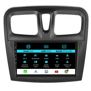 image-71-Navigation for Dacia Logan Sandero (2012-2020), 9Inch, 4Gb Ram, 64Gb Storage, Carplay.