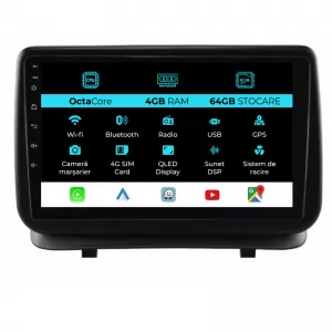 Navigation for Renault Clio 3, (2005-2014), 9Inch, 4Gb Ram, 64Gb Storage, Carplay - NAVRN94WME